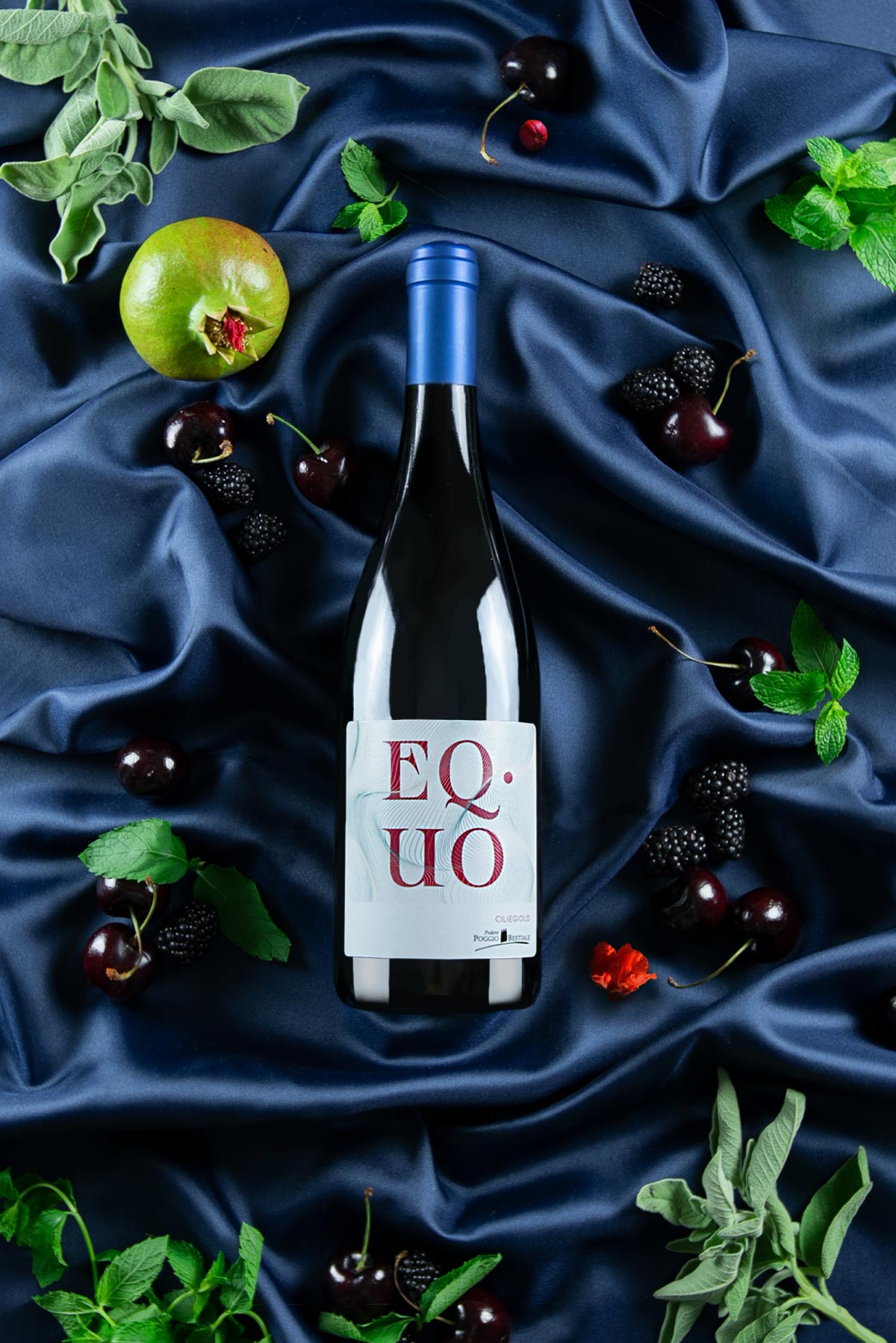 fotografia realizzata per il lancio della nuova etichetta del vino Equo di podere Poggio Bestiale